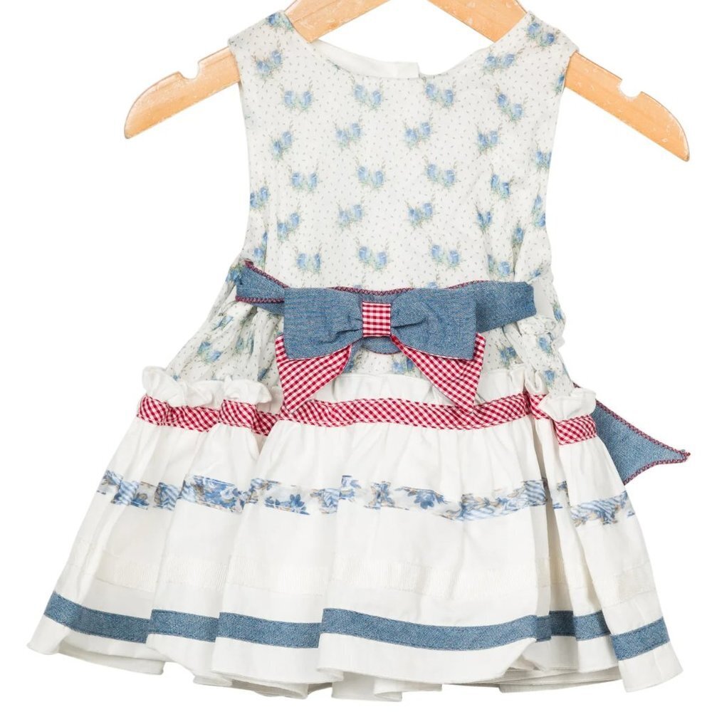 MONNALISA‎ Girls' Floral Tiered Dress w/ Tags 3-6M